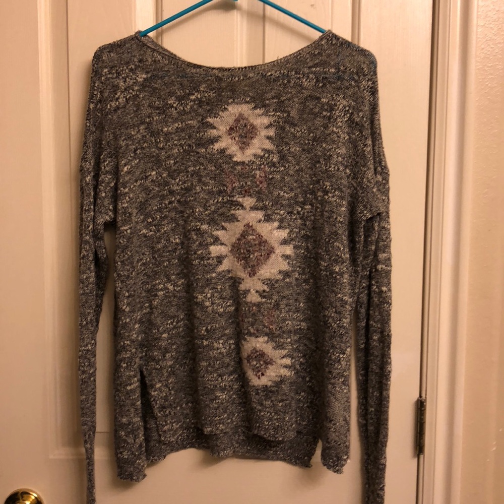Hollister gray sweater